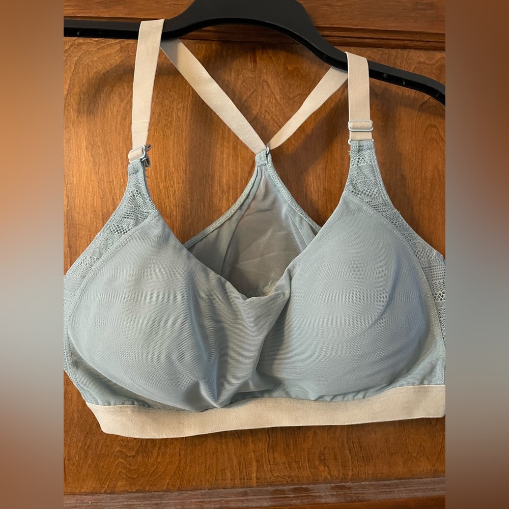 Green Padded Sports Bra